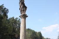 sloup se sochou sv. Václava