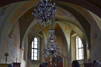 Vítězný oblouk a klenba presbyteria (© Daniel Šmidrkal, 06/2017)