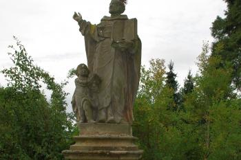 Nový Světlov-socha (© Lenka Martinková, 09/2012)