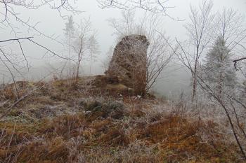 Věž z místa paláce (© Dušan Dohňanský 01/2021)