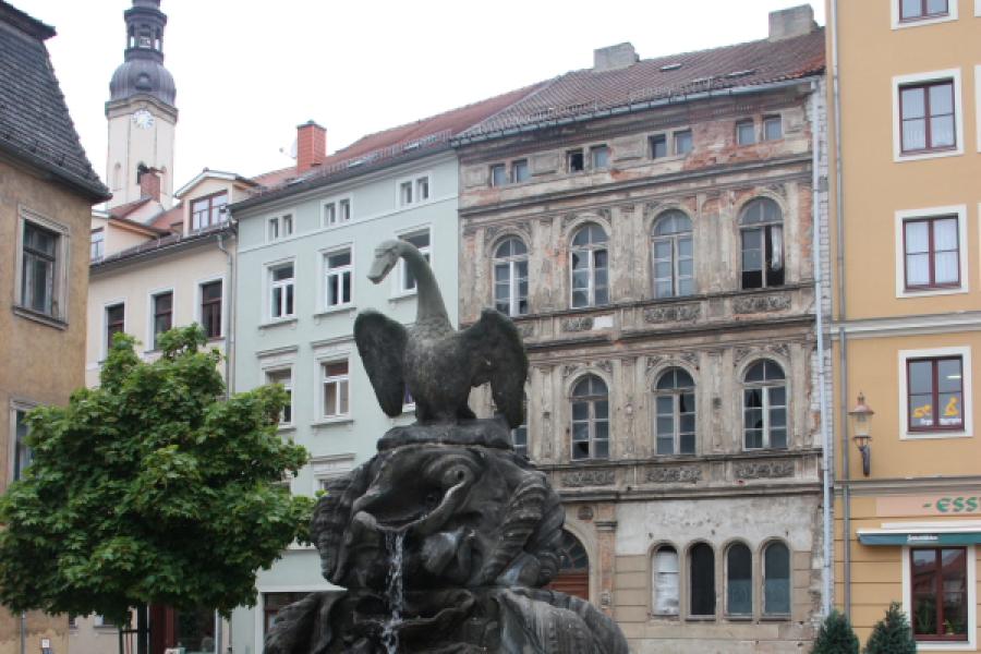Labutí kašna (Schwanenbrunnen)