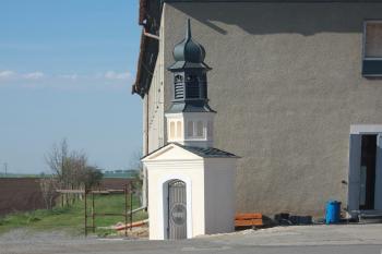 Kaple při dokončování rekonstrukce (© Luděk Vláčil 04/2020)