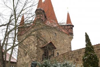 pohled od bývalého domu cisterciáků ( © Milan Caha 02/2009)
