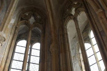 Hradní kaple: severovýchodní okna závěru ( © Ivan Grisa 09/2011)