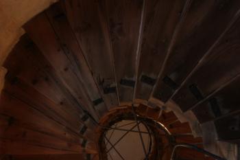 Velká věž: vřetenové schodiště ( © Ivan Grisa 09/2011)