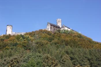 Hrad z terasy restaurace Na vyhlídce ( © Ivan Grisa 09/2011)