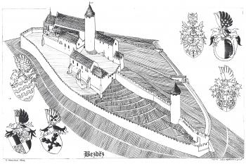 hrad podle D. Menclové (© jan heřman, 08/2012)