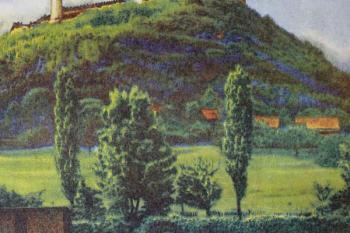 Hrad na reprodukci uveřejněné v Pražském ilustrovaném zpravodaji (1935, č. 27) (© anon.)