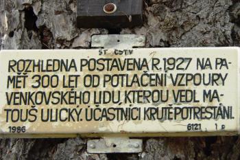 info místa od KČT (© Jan Bobek, 07/2010)