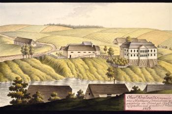 Komenda na obr. I.A.Venuta z roku 1813 (© Ing. Karel Kubín, 09/2017)