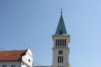 klášter františkánů/minoritů/školských sester s kostelem Archanděla Michaela/Panny Marie