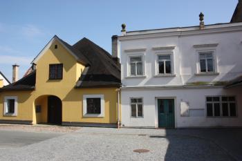 Domy čp. 20 (vpravo) a 21 na východním konci Trčkova náměstí (© Ivan Grisa 09/2011)