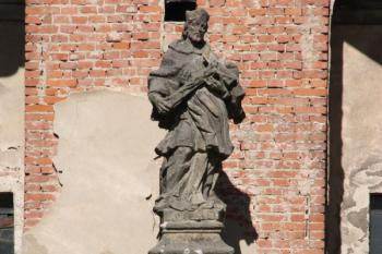 Detail sochy sv. Jana Nepomuckého ( © Ivan Grisa 09/2011)