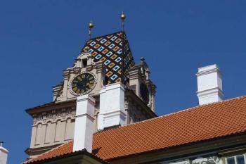 brandýs nad Labem - pohled na věž z nádvoří (© Pavel Jarý,  22.04.2007)