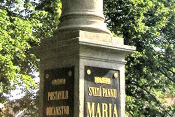 Mariánský sloup v Chotěboři na náměstí T.G.Masaryka ( © Pavel Vítek 08/2011)