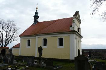kostel od severu po opravě (© Jaroslav Valečka, 12/2011)
