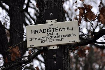 Hradiště u Černovic. ( © Radovan Smokoň 11/2011)