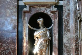 epitaf Barbory Radzwillovny († 1551) druhé manželky posledního Jagellonce Zikmunda II. Augusta v kapli sv. Kazimíra (© Pavel Zany Komárek 5. 8. 2007)
