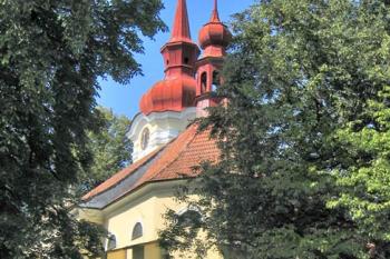 Kostel Nanebevzetí Panny Marie v Habrech ( © Pavel Vítek 08/2011)