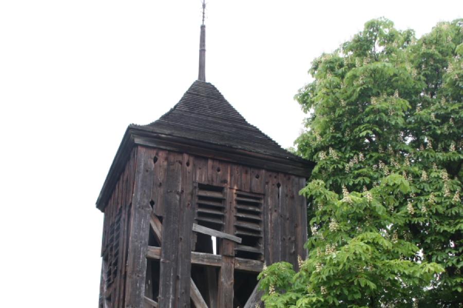zvonice u kostela sv. Kateřiny