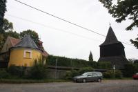 zvonice u kostela sv. Kateřiny