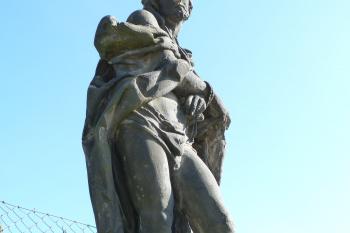barokní socha zbičovaného Krista “Ecce Homo” (© František Kinař, 04/2012)