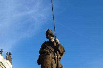 socha sv. Václava na rampě Pražského hradu ( © Milan Caha 01/2012)