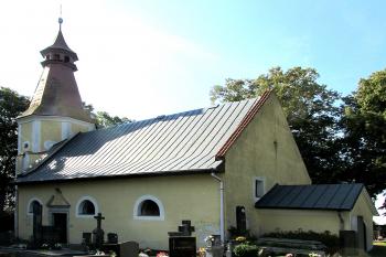 Hřbitovní kostel sv. Barbory v Pacově (© Pavel Vítek  09/2021)