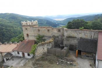 Klasický pohled na renesanční zástavbu pod jádrem hradu (© Jan Večeřa, 07/2015)
