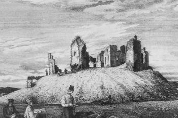 hrad v polovině 19. století ( © J.E. Kastner, 1842)