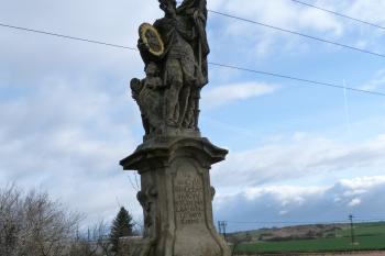 socha sv. Václava - Libochovice (© Kinař František, 04/2012)