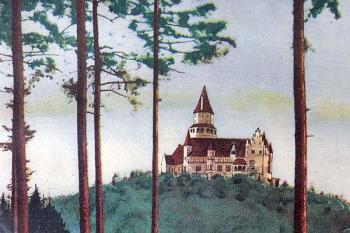 Hrad na reprodukci uveřejněné v Pražském ilustrovaném zpravodaji (1935, č. 23) (© anon.)