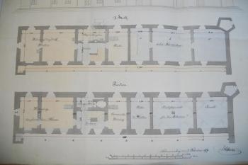 Výkresová dokumentace z roku 1878 (© Jan Procházka, 12/2012)