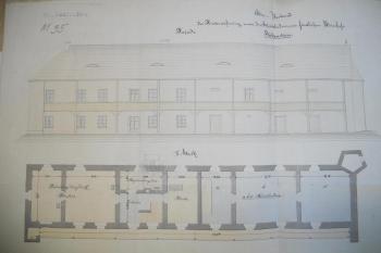Výkresová dokumentace z roku 1878 (© Jan Procházka, 12/2012)