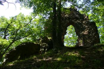 Bradlec - zřícenina hradu (© Pavel Jarý, 17.05.2009)
