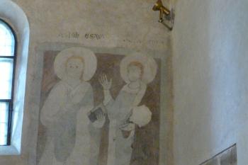 freska v presbytáři (© Alena Volná, 06/2012)