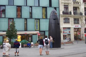 Brno - hodinový stroj na náměstí Svobody (© Ivo Rozehnal, 07/2012)
