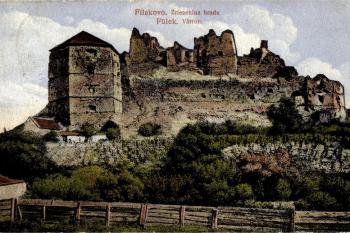 hrad od jihu na pohlednici z roku 1927 (© Pavel Zany Komárek 11/2012)
