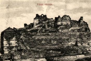 hrad od jihu na pohlednici z roku cca 1908 (© sbírka J. Úlovce)