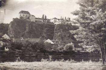 Vranov nad Dyjí - historická fotografie z počátku 20.století (soukr.sbírka IvoR) (© Photowerk . Ida Schöbrunn - Wien)