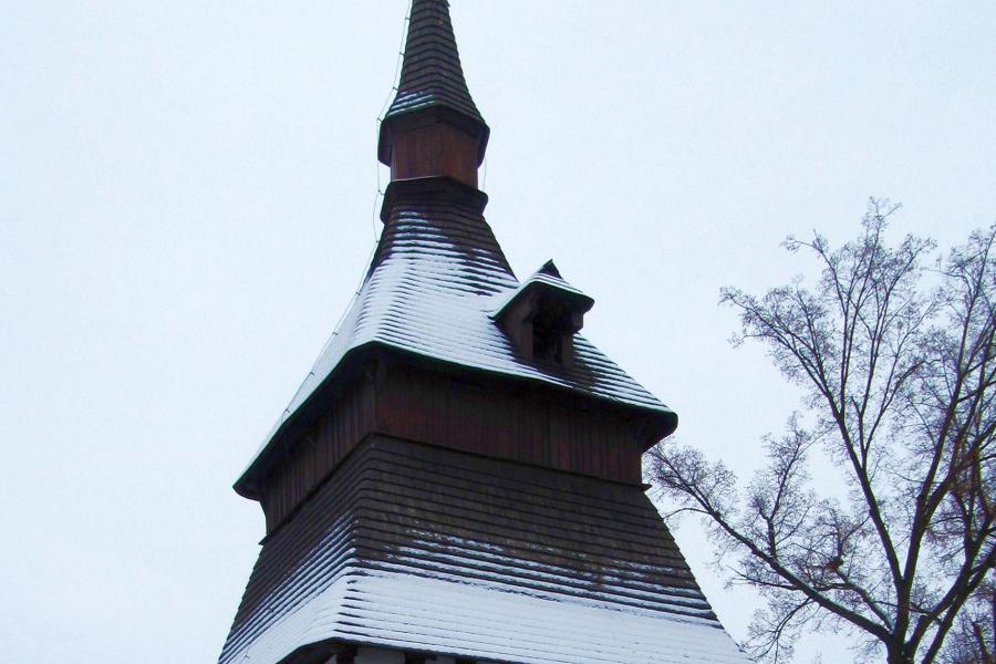 zvonice u kostela Proměnění Páně