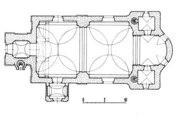 kostel sv. Jakuba Většího, Brtnice ( © Bohumil Samek, Umělecké památky Moravy a Slezska 1., Academia 1994)