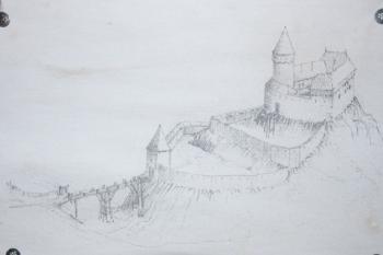 Možná podoba hradu. (© Luděk Vláčil 05/2016)