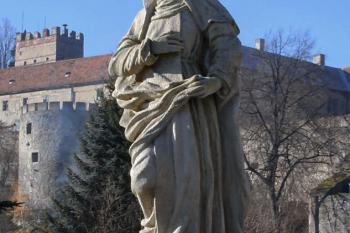 socha blahoslavené Juliány (© Pavel Zany Komárek 19. 11. 2000)