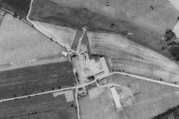 Letecký snímek z let 1952 až 54 (© Cenia, 2010)