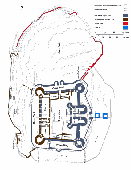 plán hradu (© Wikimedia Commons)