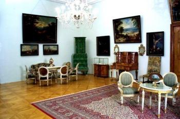 Zámecké interiéry - velký sál. (© Zdenka Dokoupilová, 07/2011)