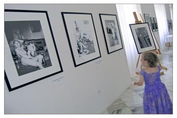 Z rychnovského zámku - výstava fotografií (© Jan Klapetek 06/2006)