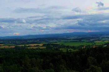 Vyhlídka z rozhledny – Šumava (© OÚ Chanovice)