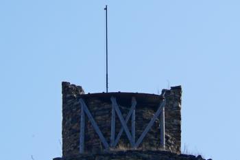 vrchol věže (© Jan Borek, 03/2014)